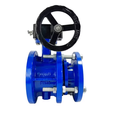 Ductile Iron Worm Gear Flanged Butterfly Valve