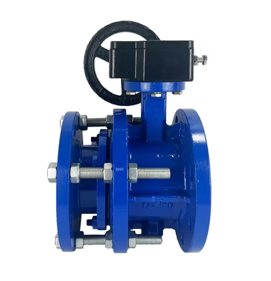 Ductile Iron Worm Gear Flanged Butterfly Valve